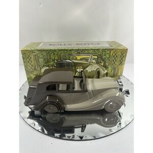 Vintage AVON Rolls - Royce Car decanter Deep Woods After Shave FULL w/ Box Retro